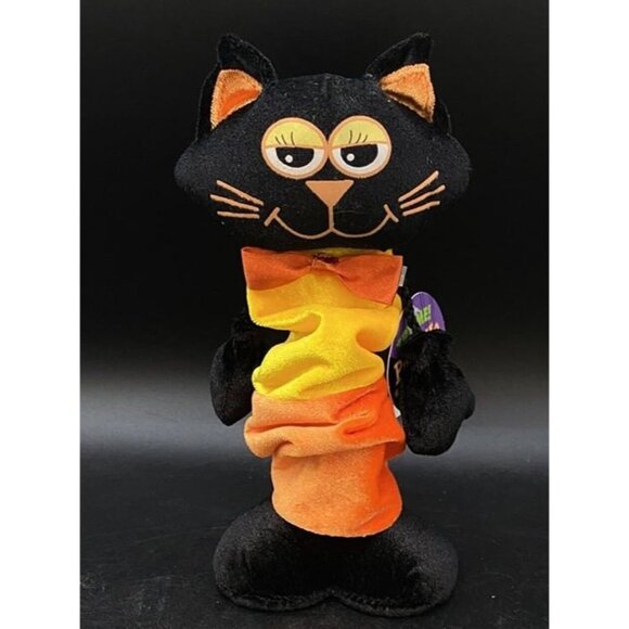 Push N Pop Halloween Alley Black Cat Candy Corn Sounds Voice Jumps - Picture 1 of 7